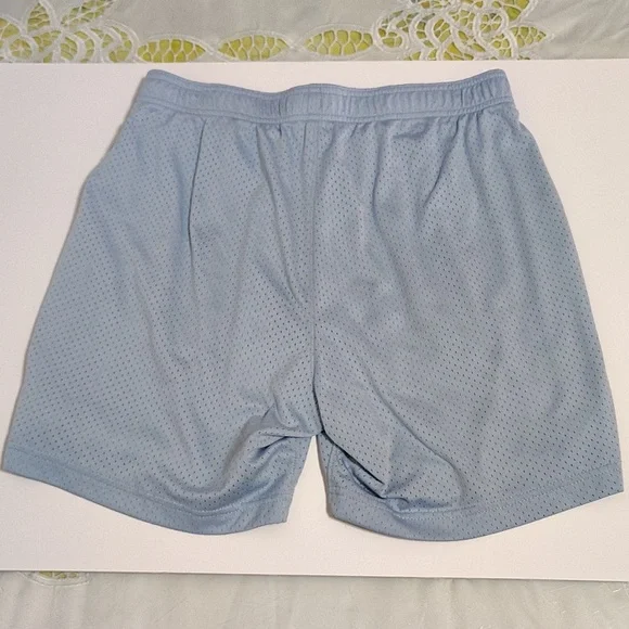 Hollister Mesh Basketball Shorts | Light Blue |Size S - Picture 2 of 6